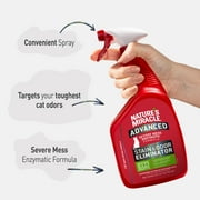 Natures Miracle Advanced Cat Stain & Odor Eliminator Spray for Severe Cat Messes, 32 oz