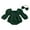 Green, variant on Miaouyo Infant Baby Girls Spring Fall Romper 0 3 6 12 18 Months Long Sleeve Square Neck Solid Color Romper with Headband