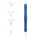 thumbnail image 2 of Punta Taladro Pluma Artesanía de bricolaje Puntada de diamantes de imitación Pluma de pintura Herramienta de perforación de bordado de metal, Azul Jumpingount HA004985-03, 2 of 6