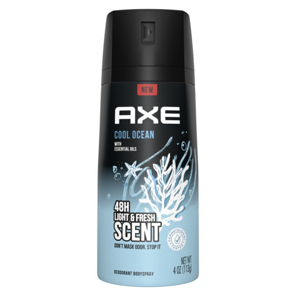 AXE Cool Ocean Deodorant Body Spray for Men 4 oz Walmart