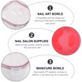 thumbnail image 2 of 2Pcs Japanese Nail Salon Wash Basin Manicure Hand Bath Bowls for Nail Salon, 2 of 9