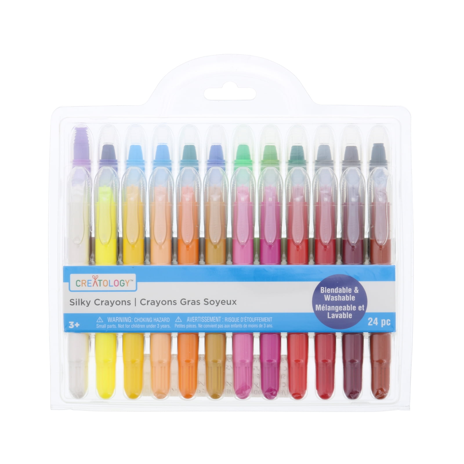 12 Packs: 24 ct. (288 total) Silky Crayons by Creatology