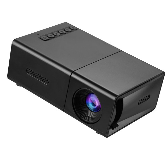 100 ANSI 6000LM Full HD Portable Compact Projector with Stereo Speaker, Support for IOS, for Wired, Wireless Screen Mirroring