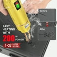 thumbnail image 3 of 200W Cordless USB Rechargeable Plastic Welder,Plastic Welding Kit with 400PCS Hot Staples for Car Bumper, 3 of 8
