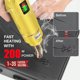 thumbnail image 3 of Soldador de plástico recargable por USB inalámbrico de 200 W, kit de soldadura de plástico con grapas calientes de 400 piezas para parachoques de coche, 3 of 8