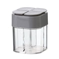 thumbnail image 1 of LYD 4 en 1 plástico salero y pimentero 4 rejillas Flip dispensador de especias vacío para cocina casera barbacoa LYD Salero y pimentero de plástico, 1 of 2