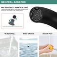 thumbnail image 3 of PARLOS Single Hole Single-handle Bathroom Faucet, Matte Black, 3 of 7