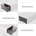 thumbnail image 2 of OULII 1 Ensemble Boîte de Rangement Extérieure pour Utilisateurs Domestiques Bac Organisateur en Plastique, 2 of 7