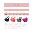 thumbnail image 2 of DODOING Women's Push Up Zipper Front Closure Padded Bras Sports Bra High Impact Fitness Yoga Bras M-2XL, 2 of 8