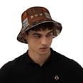 thumbnail image 6 of Kdxio Reflective Bucket Hat - Log Cabin Inside Print Bucket Hat for Men,Women, 6 of 9