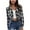 Black, variant on Fashion Plaid Crop Jacket Women Long Sleeve Button Up Shackets Fall Spring Casual Short Coat Outerwear (XL, Green)