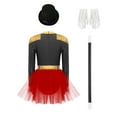 thumbnail image 4 of Linjinx Womens Outfit Magician Deluxe Set Carnival Fancy Dress up Theme Party Outfit Black L, 4 of 6