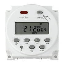 Electronic Timer 12V Timer Relay Programmable 17 Times Week Automatic ...