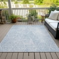 thumbnail image 6 of Addison Rugs Chantille Indoor/Outdoor Transitional Diamond Denim Washable Rectangle Rug, 5' x 7'6", 6 of 6
