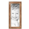 thumbnail image 2 of ArtToFrames 6" x 15" Honey Picture Frame, 6x15 inch Brown Wood Poster Frame (WOM-4085), 3 Pack, 2 of 7