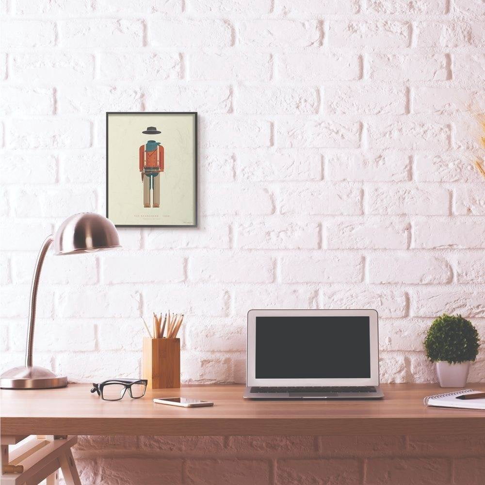 Stupell Industries The Searchers Famous People Characters Fashion Design Framed Wall Art by Fred Birchal