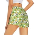 thumbnail image 3 of Goofa Gnome and Pineapple Printed Women 2 in 1 Running Shorts,Quick Dry Athletic Workout Shorts,High Waisted Athletic Shorts with Liner Pockets-XX-Large, 3 of 9