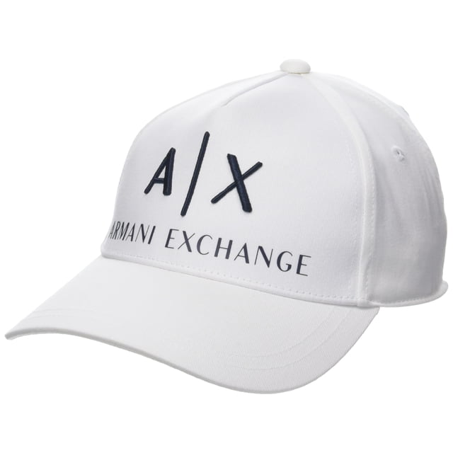 Gorra de Béisbol para Hombre Armani Exchange Blanca y Azul Marino Talla Única