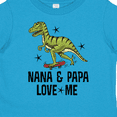 thumbnail image 4 of Inktastic Nana and Papa Love Me Dinosaur Grandson Boys Toddler T-Shirt, 4 of 5