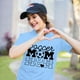 thumbnail image 2 of Camiseta de fútbol MNLYBABY Soccer Heart para mujer de manga corta, 2 of 5