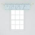 thumbnail image 2 of Ambesonne Nature Window Valance, Vintage Art Flower Bouquets, 54" X 12", Pale Blue White, 2 of 3