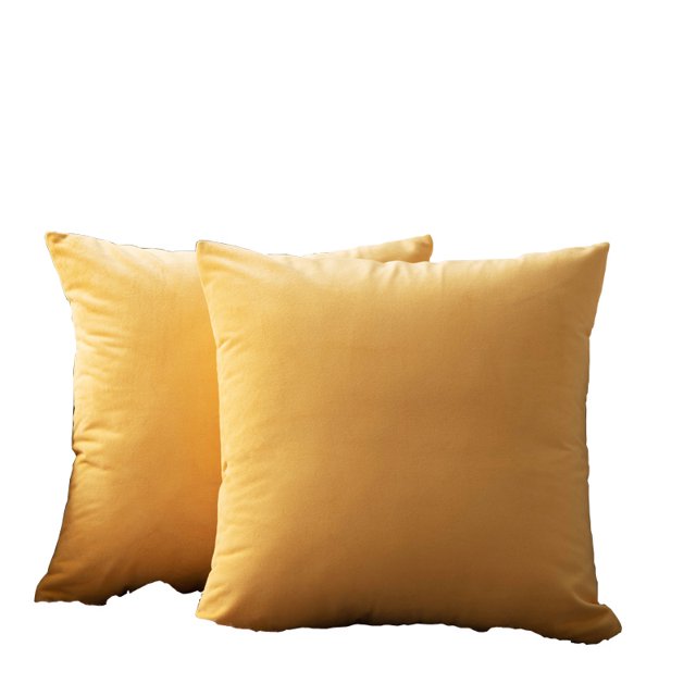 Paquete de 2 fundas de almohada decorativas impermeables para exteriores, cojines cuadrados de jardín, funda de almohada para sofá de tienda de campaña, 16 "x 16", amarillo - 40 x 40 cm Sailing Electrónica