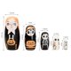 thumbnail image 3 of Muñeca de anidación rusa de niña de Halloween de 5 capas, regalo de Matrioska rusa pintada a mano Ndcxsfigh libre de BPA, 3 of 9