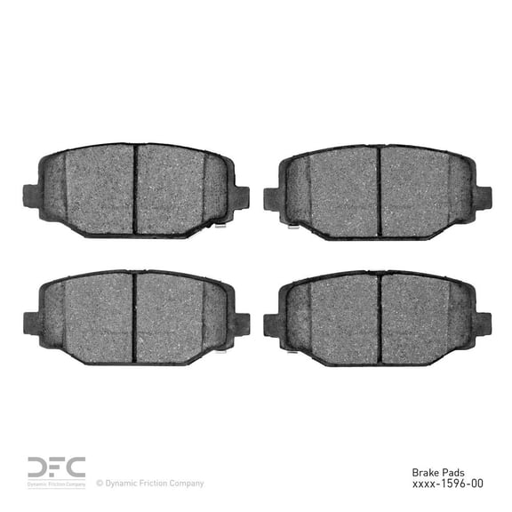 Dynamic Friction 1551-1596-00 Advanced Brake Pads DFC 5000 Advanced Ceramic For 2012-2020 Dodge Grand Caravan, 2012-2016 Chrysler Town & Country