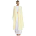thumbnail image 2 of Haitryli Womens Halloween Greek Queen Dress Robe Ancient Roman Godness Empress Toga Historical Fancy Dress Champagne S, 2 of 7