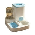 thumbnail image 1 of Dispensador automático de comida para perros y gatos Dispensador de comida y agua para gatos Autodispensador Azul, 1 of 9