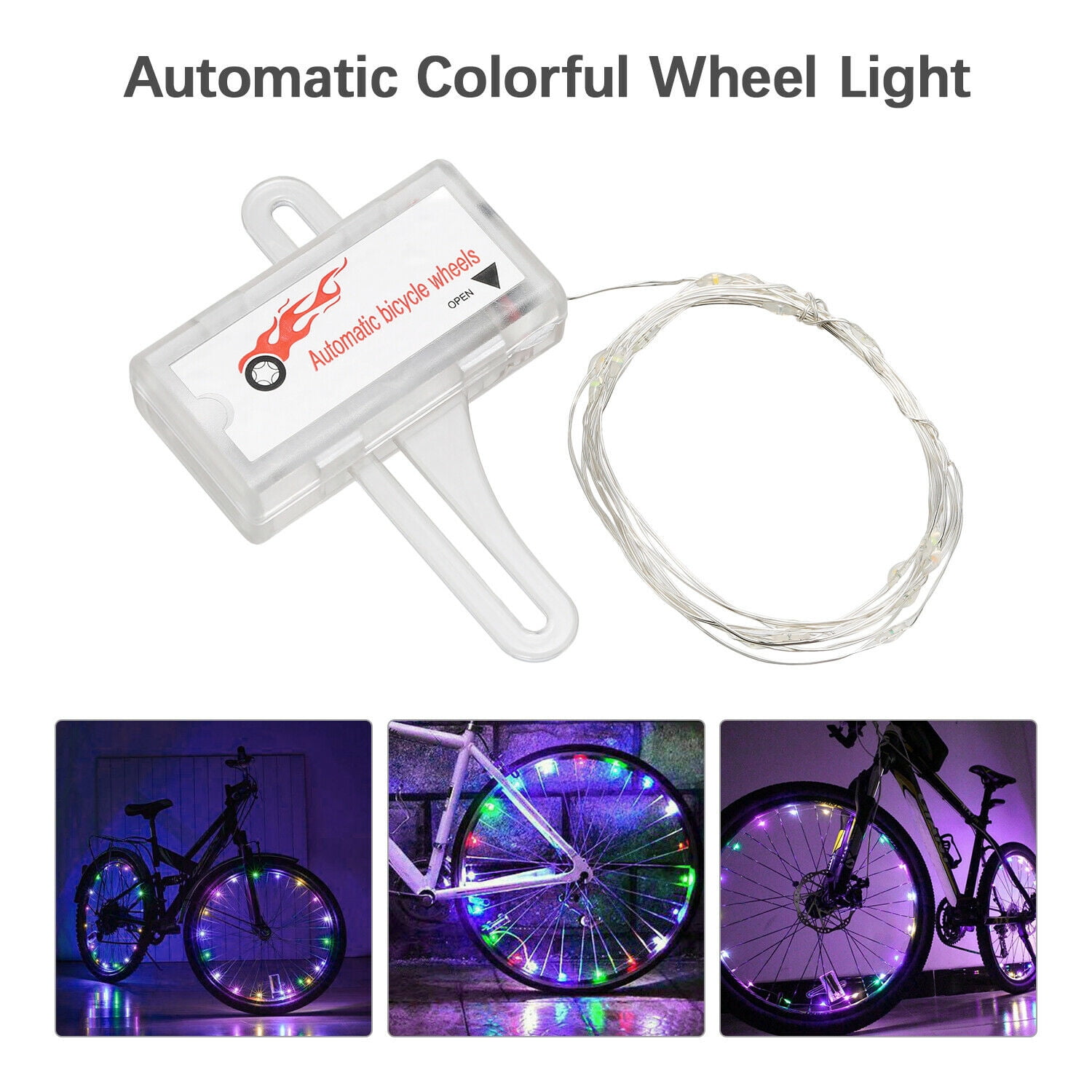 LED Bike Wheel Lights Super Bright &Cool Bicycle Lights for Kids Gift