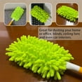 thumbnail image 4 of Microfiber Feather Duster, Hand Washable Dusters with 4 Pcs Replaceable Microfiber Head, Foldable Detachable Dust Duster, Perfect for Cleaning Windows, Tables, Cars,Furniture, Fans Yellow, 4 of 8