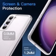thumbnail image 6 of JETech Matte Case for Samsung Galaxy S23+ / S23 Plus 5G 6.6-Inch, Frosted Translucent Back Protective Slim Phone Cover, Anti-Fingerprints (Frosted Clear), 6 of 7
