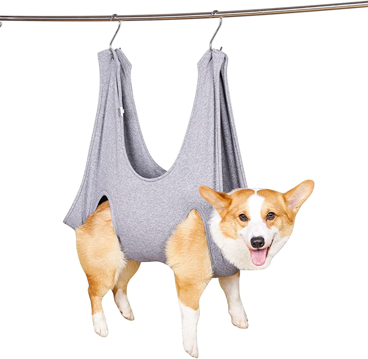 Dog Hammock Helper Dog Cat Grooming and Nail Trimming Pet Grooming Hammock Restraint Bag for