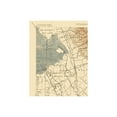 thumbnail image 4 of Topographical Map - San Jose California Quad - USGS 1899 - Vintage Wall Art, 4 of 4