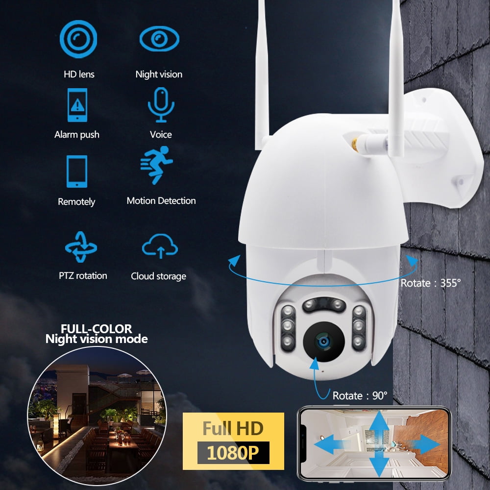 AUGIENB Wireless WiFi 1080P IP Surveillance Camera Outdoor CCTV Security  lL 