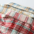 thumbnail image 6 of Kiijoy Little Boys Plaid Button Down Shirt Kids Fall Cotton Long Sleeve Shirt, Sizes 5-6, 6 of 8