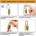 thumbnail image 5 of Candado de Combinación Cerradura de Seguridad con Números CHAO, 5 of 5