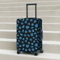 thumbnail image 4 of Salouo Blue Octopus Pattern Travel Dust-proof Suitcase Cover, Softside Suitcase Protector Luggage Cover Protector for 18-32inch ,Not Included Suitcase, 4 of 8