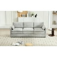 thumbnail image 6 of 89" 3 With Soft Chenille Material, Double-layered , Modern Look , Grey Ergonomic , Seat, 6 of 6