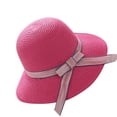 thumbnail image 2 of Lroveb Bucket Hats for Women Ladies Casual Wide Brimmed Straw Beach Hat Parent-Child Outing Hat, 2 of 2