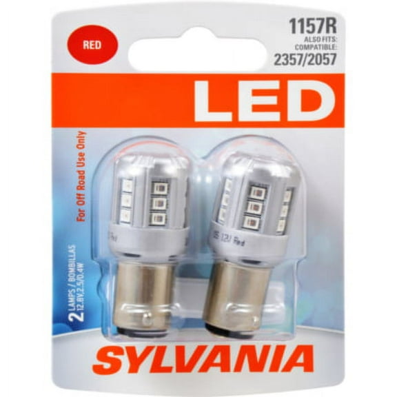 Sylvania 1157R SYL Mini Bulb, Pack of 2