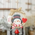thumbnail image 3 of Clearance Christmas Decoration! Christmas Bells Decorations for Christmas Tree Wooden Ornaments Finished Tree Hanging Holiday Decor, 3 of 3