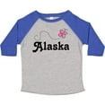 thumbnail image 3 of Inktastic Alaska Butterfly Girls Toddler T-Shirt, 3 of 5