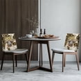 thumbnail image 4 of TSOVTHRID Chair Back Cover Stretchable Breathable Chairs Back Slipcovers Soft Dining Chair Protector for Dinning Room Party Festival Decor, Highland Cattle Sunflower Aztec Tribal Print, Set of 2, 4 of 7