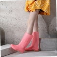 thumbnail image 3 of IBASETOY 1 Pair of Rain Shoes for Women Waterproof PVC Transparent Protect Feet for Wet Conditions, 3 of 8