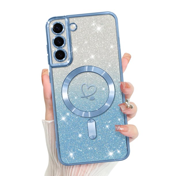 Funda de teléfono Bonoma compatible con Samsung Galaxy S22 Blue