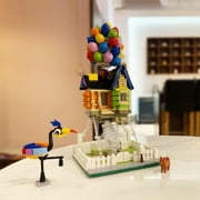HI-Reeke House Building Block Set Creative Tensegrity Sculptures Balloon Up House Kit Toy Multi Color
