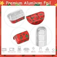 thumbnail image 3 of 50 Pcs Christmas Mini Loaf Pans With Lids, 6.8oz Rectangle Aluminum Foil Baking Cups Muffin Tins,Disposable Mini Cake Pans for Xmas Party Supplies,Style 1$$Home Decor, Kitchen, & Other, 3 of 7