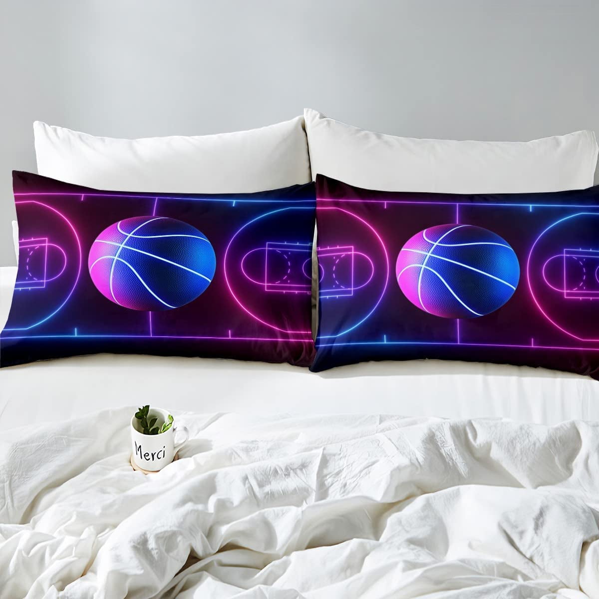 Girls basketball bedding discount